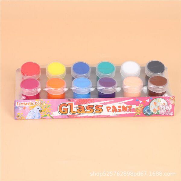 Pigment children's painted glass gouache