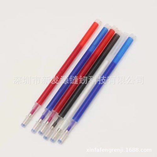 Clothing leather fading heat erasable water erasable pen with faded refill mercury marker for cloth High temperature disappearing pen