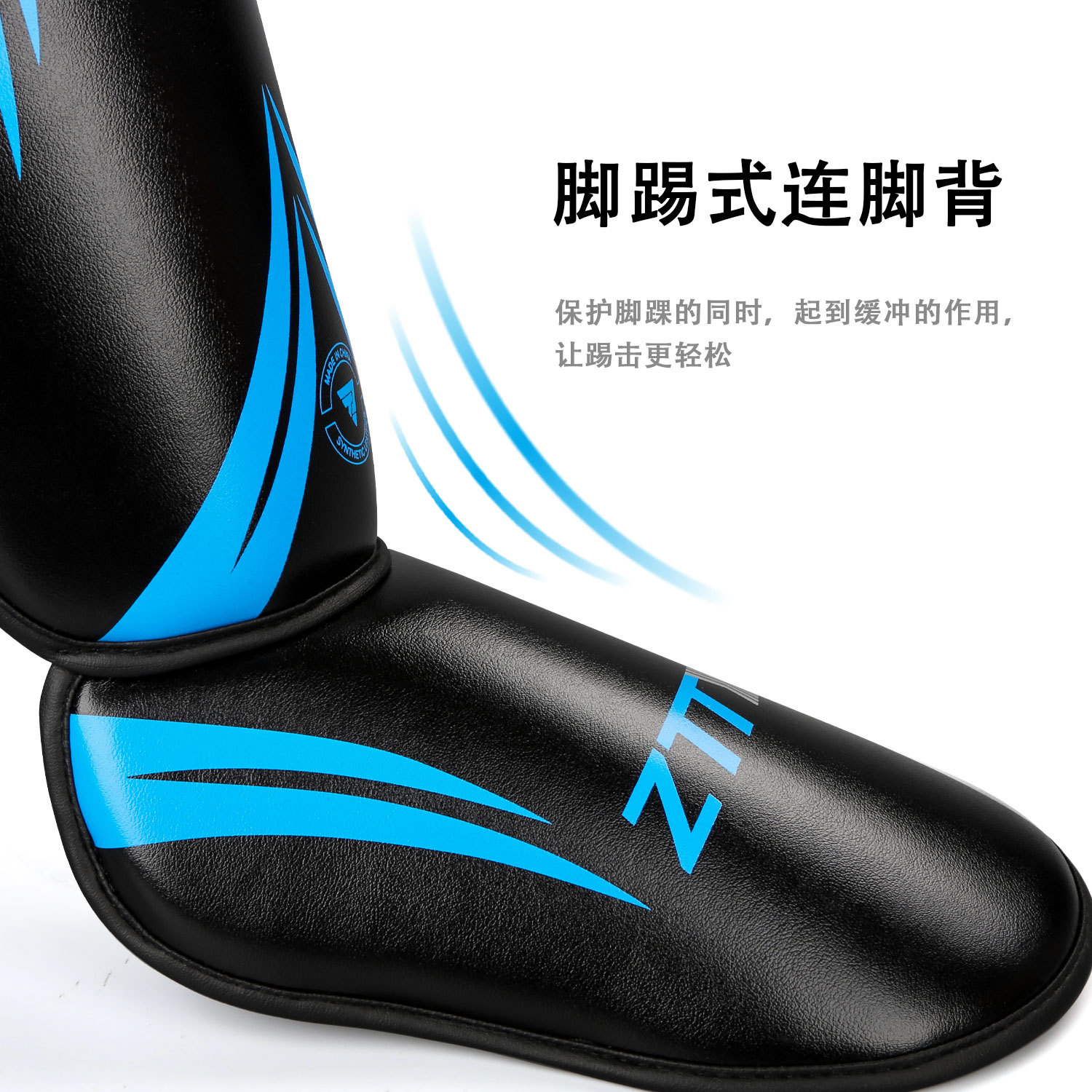 Protector de espinilla ZTTY para boxeo, entrenamiento, Muay Thai y Sanda, con protección para el empeine, al por mayor para fabricantes.