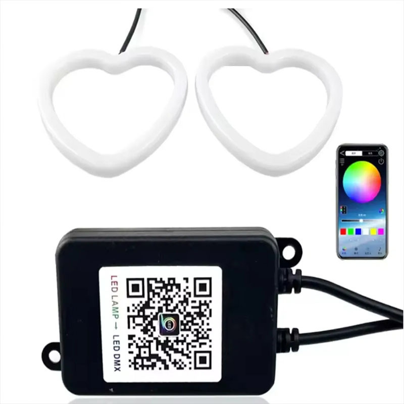 Amor lámpara cielo ojo diafragma auto modificación ilusión LEDAPP control de teléfono móvil ilusión ilusión iluminación diurna