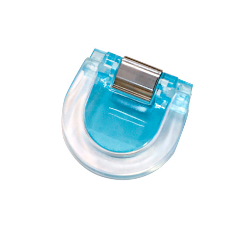 Colorful transparent universal clip simple and cute exam document storage clip high-quality long-tail folder memo clip