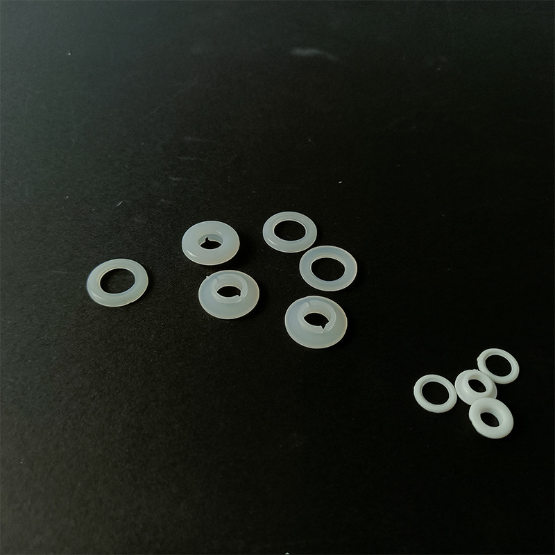 手按塑料鸡眼 螺牙可调节高低气眼扣 PP塑料白色 PVC透明气眼挂钩