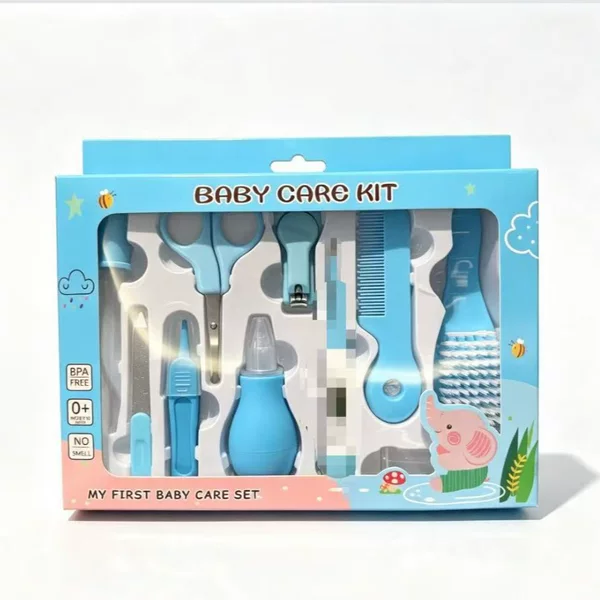 Baby nail clippers, newborn nail care set, safe and prevents nail biting, includes a ten-piece gift box
