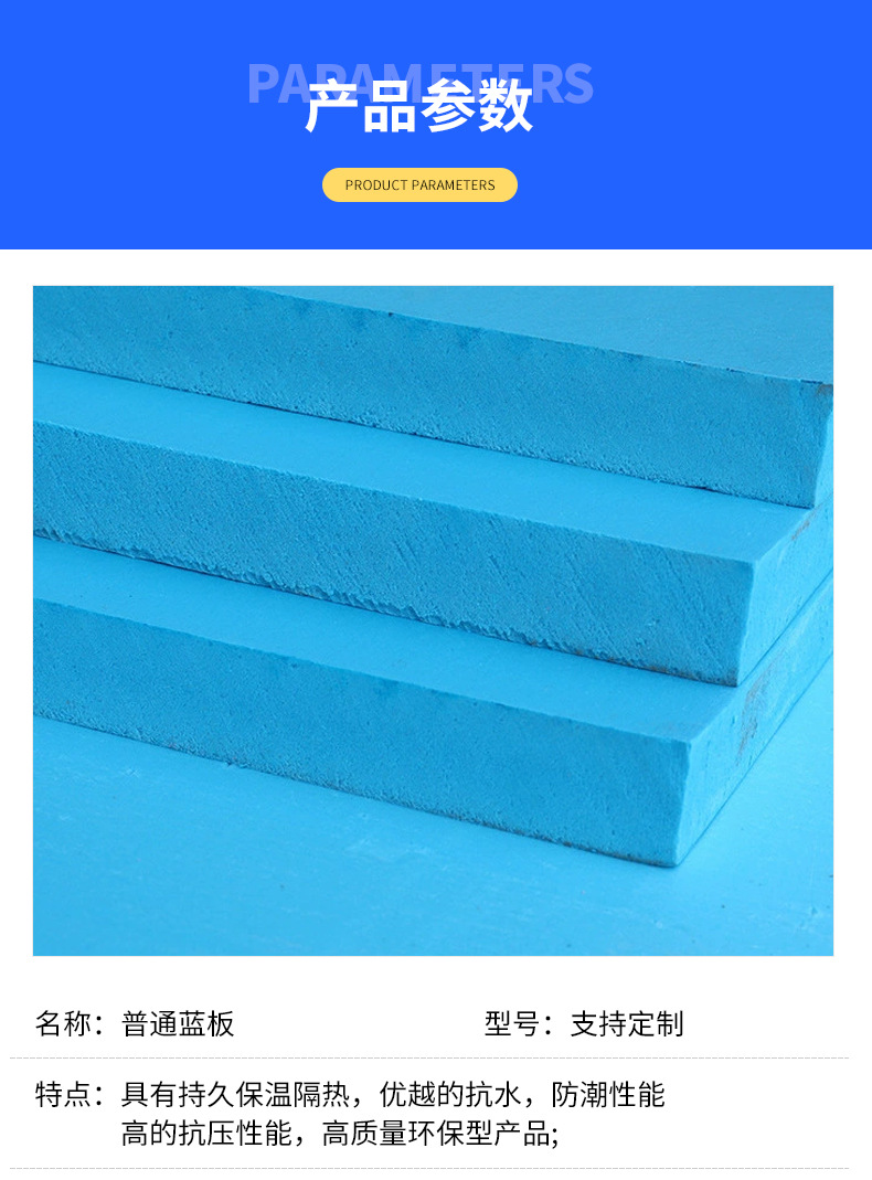 Пенополистирол XPS Xinwangshuo 20мм синий