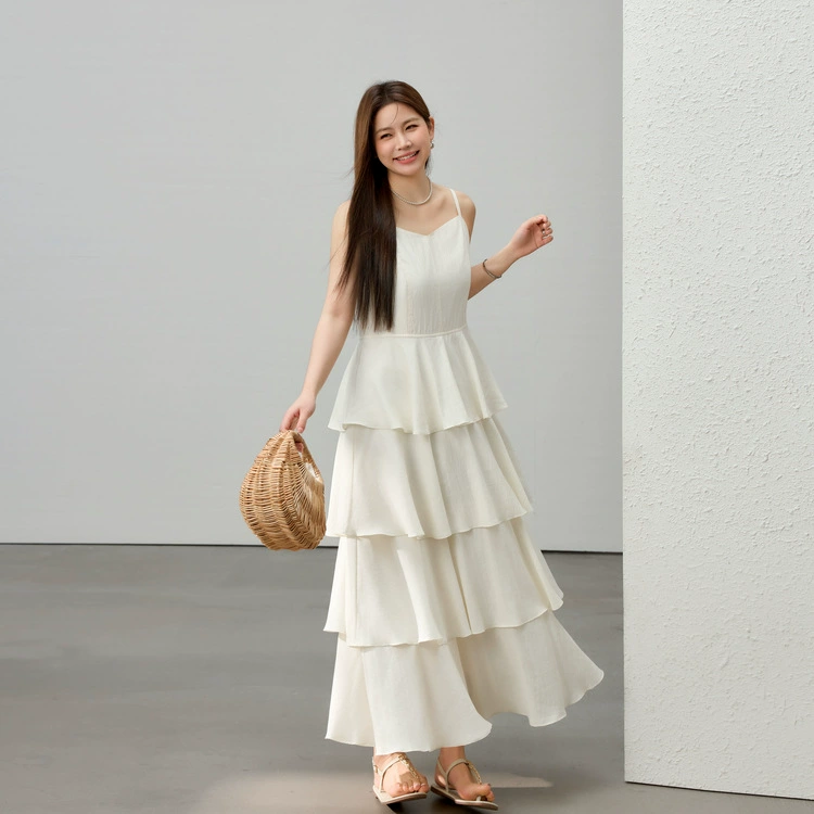 [Темперамент минус возраст торт юбка сексуальная подтяжка платье] Felly Show большой размер женский толстый mm2025 летний новый