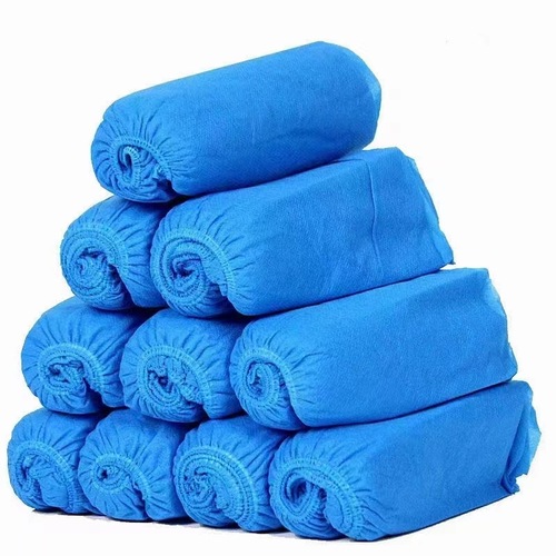 Non-woven shoe covers manufacturer, disposable non-woven foot covers, thickened head covers, anti-slip strip caps, dust-proof shoe covers