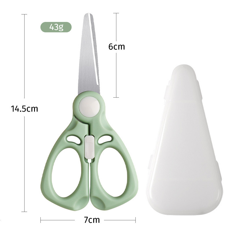 tijeras de cerámica para bebés tijeras de cerámica para bebés tijeras de alimentos portátiles tijeras de carne tijeras de alimentos al por mayor