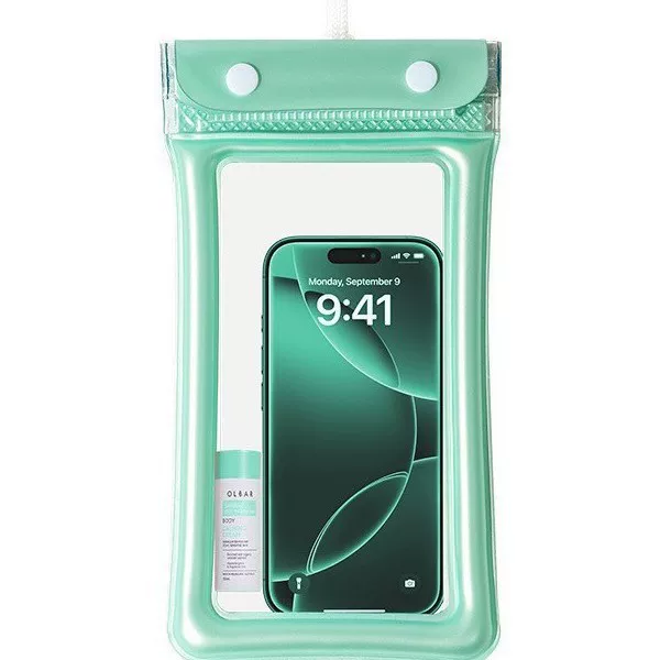 Airbag Floating Waterproof Mobile Phone Bag, Touch Screen Compatible, Sealed Swimming Bag, Transparent Waterproof Mobile Phone Bag for Beach Rafting