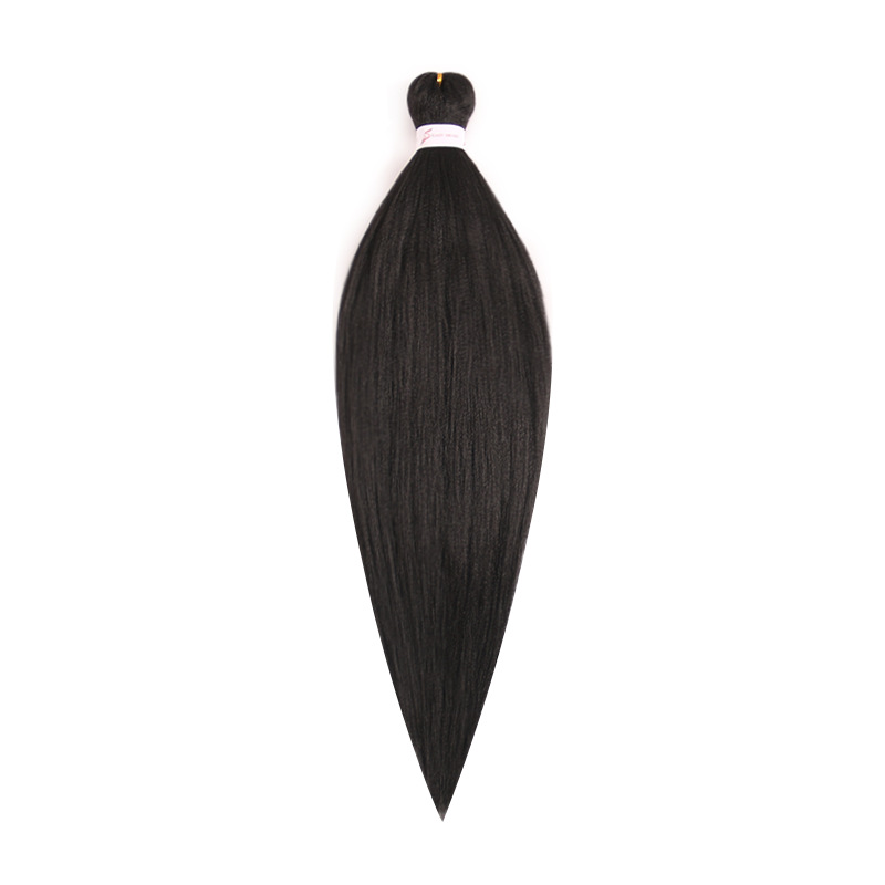 EZ Trenza PVC ignífugo a baja temperatura fibra multicolor flojo gran ganchillo de trenza fábrica de cabello recto un cabello