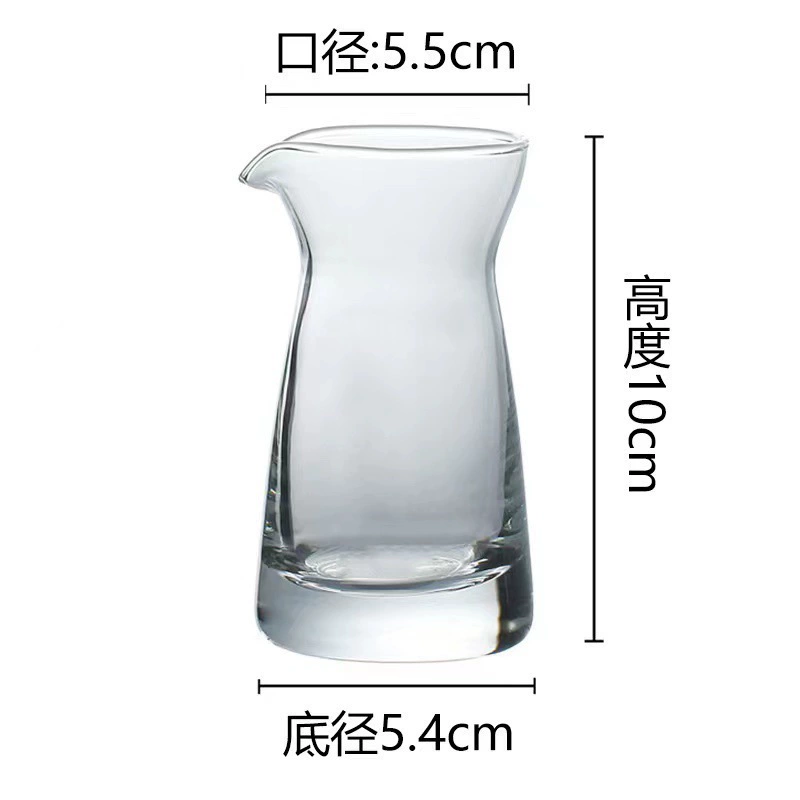 Стеклянная dispenser для вина, карманная фляга масштабируемая, 80 мл