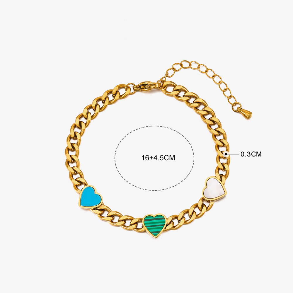 Pulsera de trébol de acero titanium vendedora caliente transfronteriza europea y americana con incrustaciones de concha pulsera colgante pulsera de diseño avanzado sin desvanecimiento al por mayor