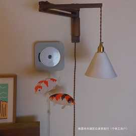 新中式传统手工艺纸风船气球金鱼挂件锦鲤风铃吊饰好寓意摆件装饰