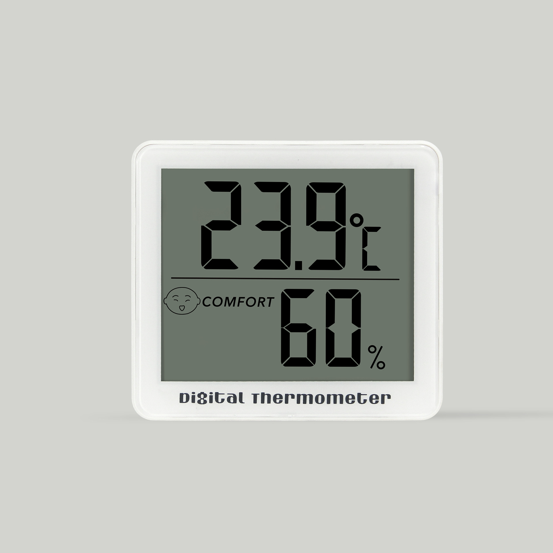 大屏室内数字立式舒适指数表情电子温湿度计