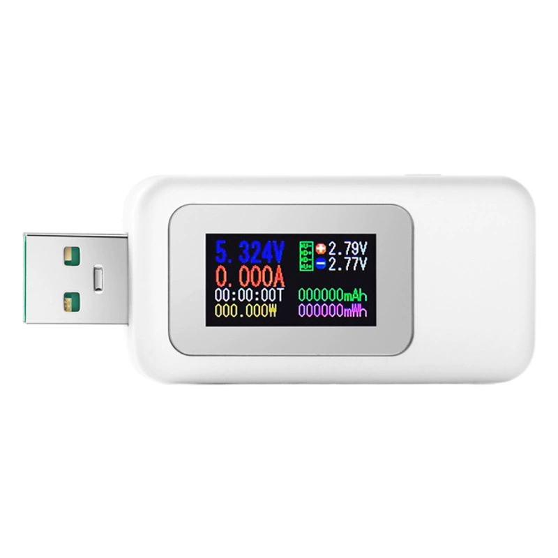 Covis USB тестовый метр цветной экран USB тестер зарядное устройство детектор Вольтметр Амперметр