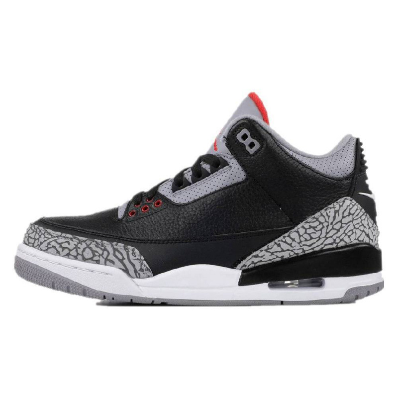 Zapatillas deportivas Jordan AJ3 estilo “cemento blanco”, antideslizantes