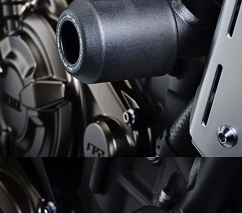 Suitable for Yamaha Mt07 Fz07 Xsr700 13-24 Years Modified Body Bumper Ep Anti-Fall Ball Glue