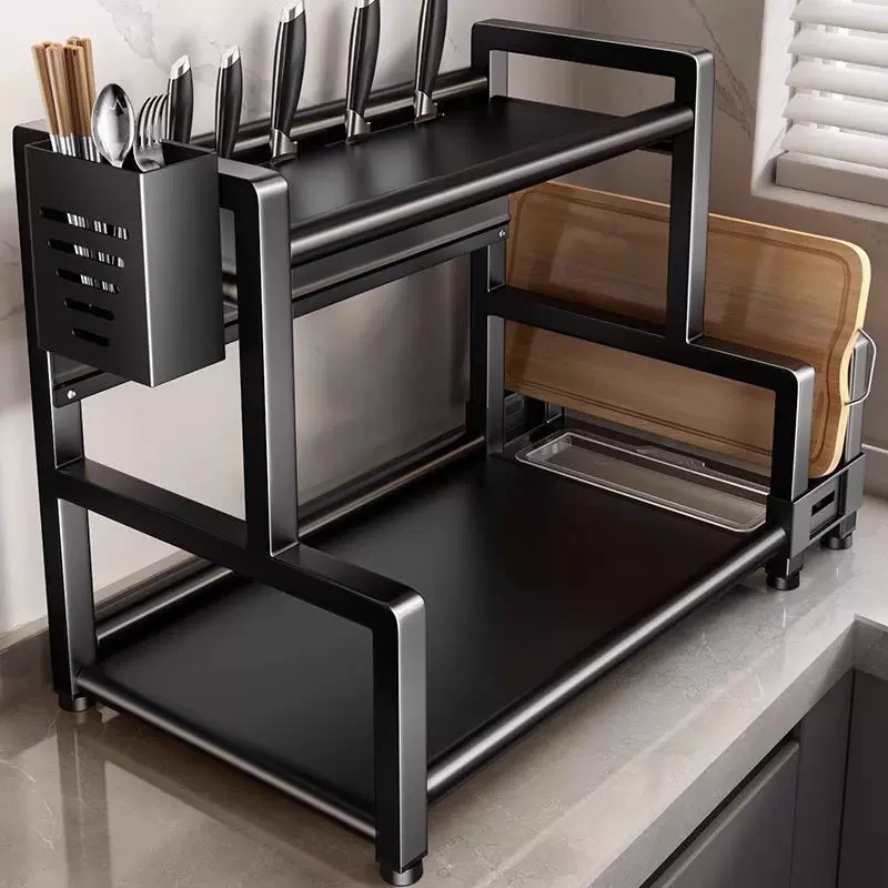 Отвертка для кухонной приправы Многослойная подставка для палочек для ножей Многофункциональная столешница для приправы