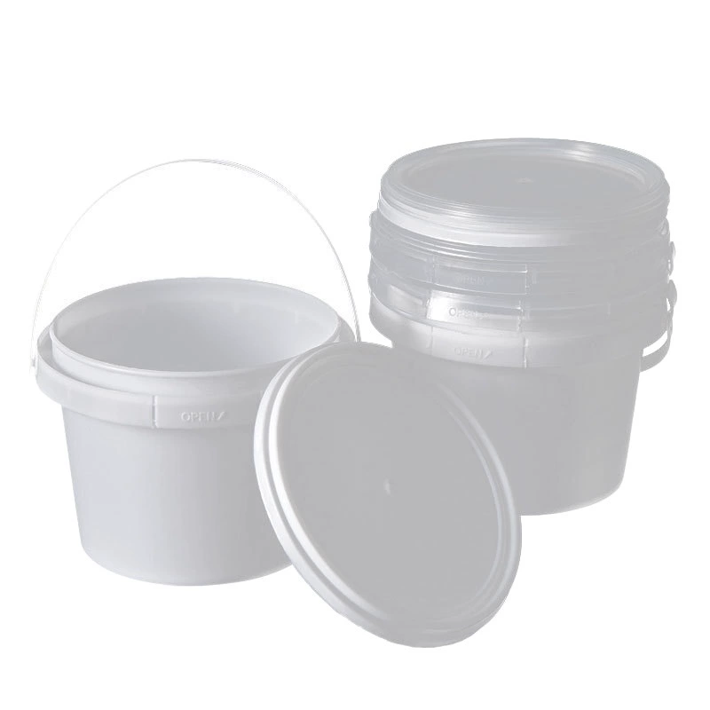 Оптовая Продажа с фабрики 500 мл толстое герметичное Прозрачное пластиковое ведро, детские игрушки, Хрустальная грязь, ПЛАСТИЛИНОВАЯ бочка