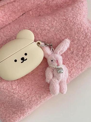 Ins style handmade cute rabbit love beaded bag keychain pendant pendant animal toy doll doll