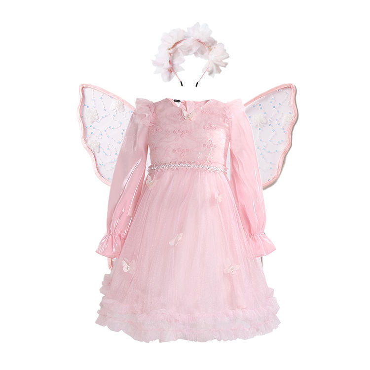 Chunhihua Fairy Princess dress Performance Clothes Little Fairy Children 's Dream Dream set netscreen Dream Dream Dream Elf Dream