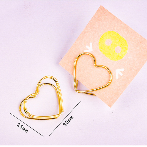 Amazon Creative Business Card Holder, Heart Shaped Sticky Note Clip, Vertical Label Seat Holder, Message Clip, Metal Double Layer Card Holder