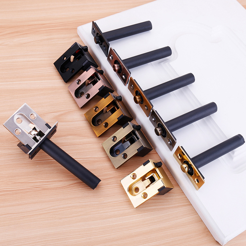 隱藏式防盜鏈 鋅合金酒店賓館防盜門鏈暗藏安全防護插銷門栓鎖扣