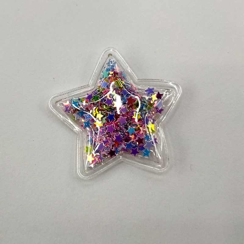 五角星小饰品亮片标