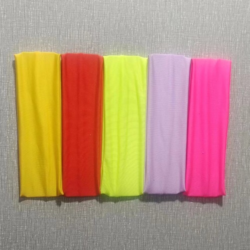 Western European Geometric Yoga Head Scarf Exercise Sport Band for Women Sweat Absorbent Running Headband Wide Edge Fabric Fitness Sweatband