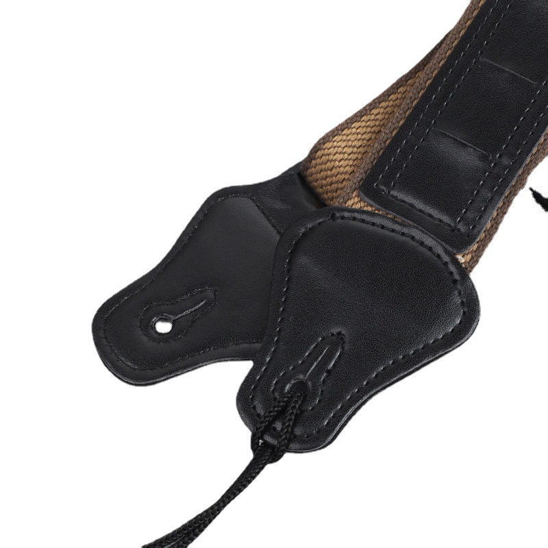 Guitar Strap Thickened Mesh Pick Strap | Folk Guitar Strap Pick Style Electric Guitar Strap PU Strap
