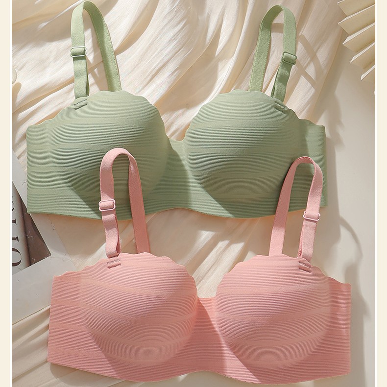 Ventas directas de fábrica comercio electrónico transfronterizo Sudeste de Asia Vietnam Tailandia damas burbujas encaje pecho pequeño recogido sujetador Tovin