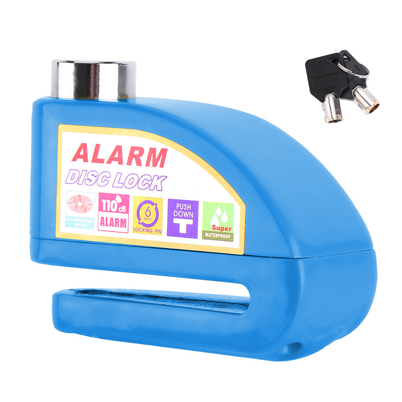 Bicicleta de freno de disco de bloqueo de alarma cerradura del coche eléctrico de disco de freno de la motocicleta bloqueo antirrobo equipo Jiuyue image 10