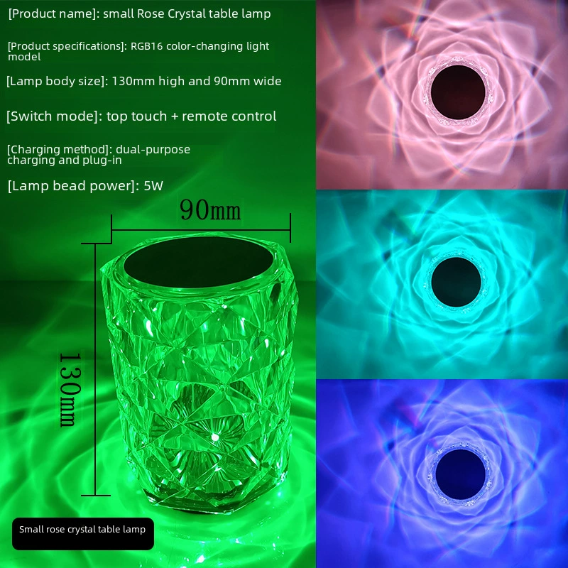 atmospher ic table lamp for bed, LED lantern, night light, internet celebrity, Birthday gift