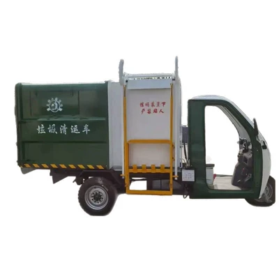 Collection Vehicle with Hanging Bins, Elektrik zibil maşınları
