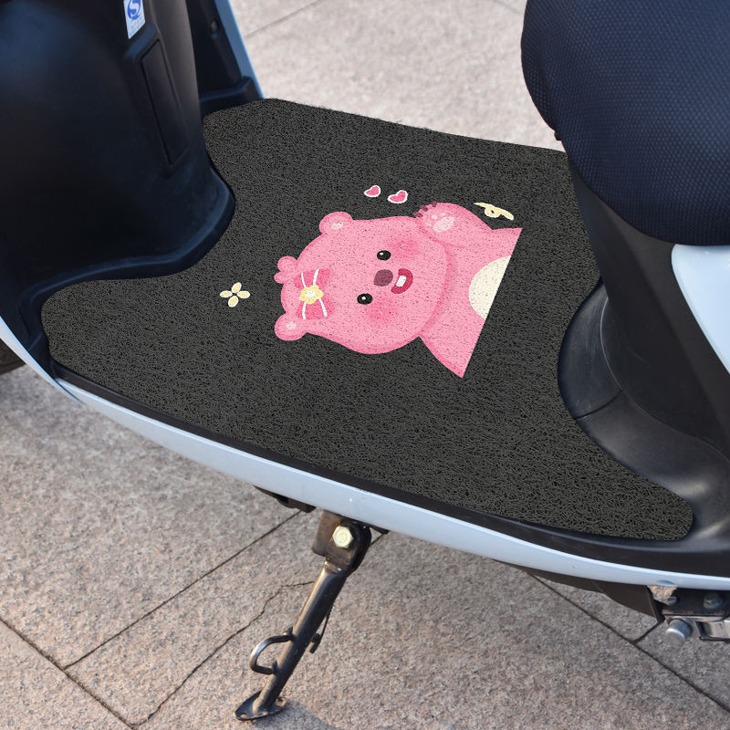 Electric car wire ring foot mat universal thickened waterproof good care foot mat can be freely cut non-slip pedal mat