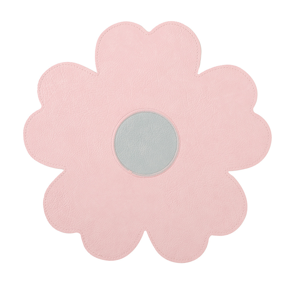 Nueva primavera flor empalme de cuero de PVC de dos colores almohadilla de mesa aislamiento de alta calidad almohadilla de mesa de estudiantes