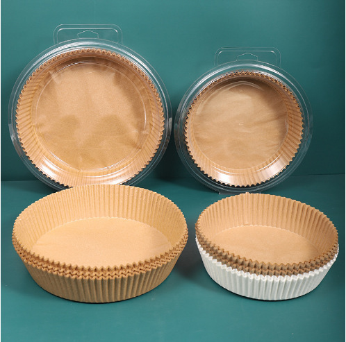 Air fryer paper pad paper food-grade oil-absorbing paper household round tin foil baking pan barbecue silicone oil paper non-stick