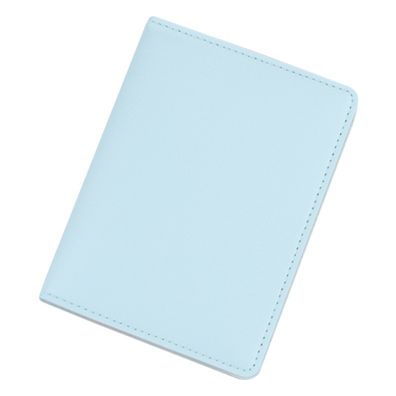 Titular de pasaporte de viaje cubierta protectora de almacenamiento titular de la tarjeta antirrobo RFID titular de Certificado de ultramar titular de pasaporte ultrafino simple