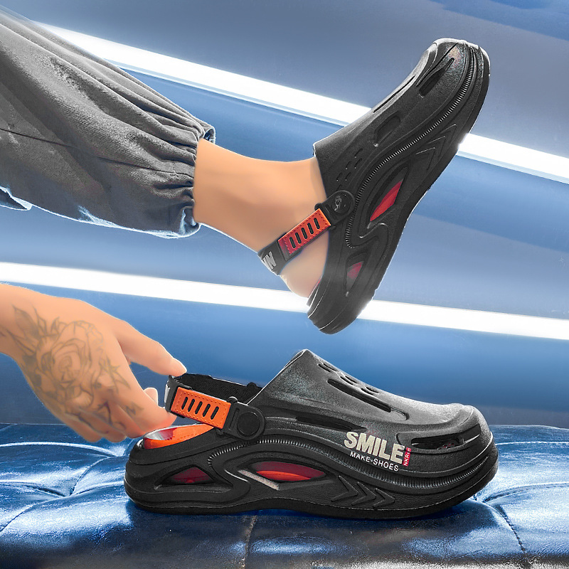 Zapatos con agujeros para hombres deportes de verano Baotou transpirable antideslizante juvenil al aire libre rafting tallas grandes sandalias de playa 4546