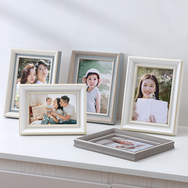 Photo Frame 6inch High-End Photo Frame for Wall Decoration, Photo Frame for Desktop Display, Graduation Photo Frame, Custom Display Stand