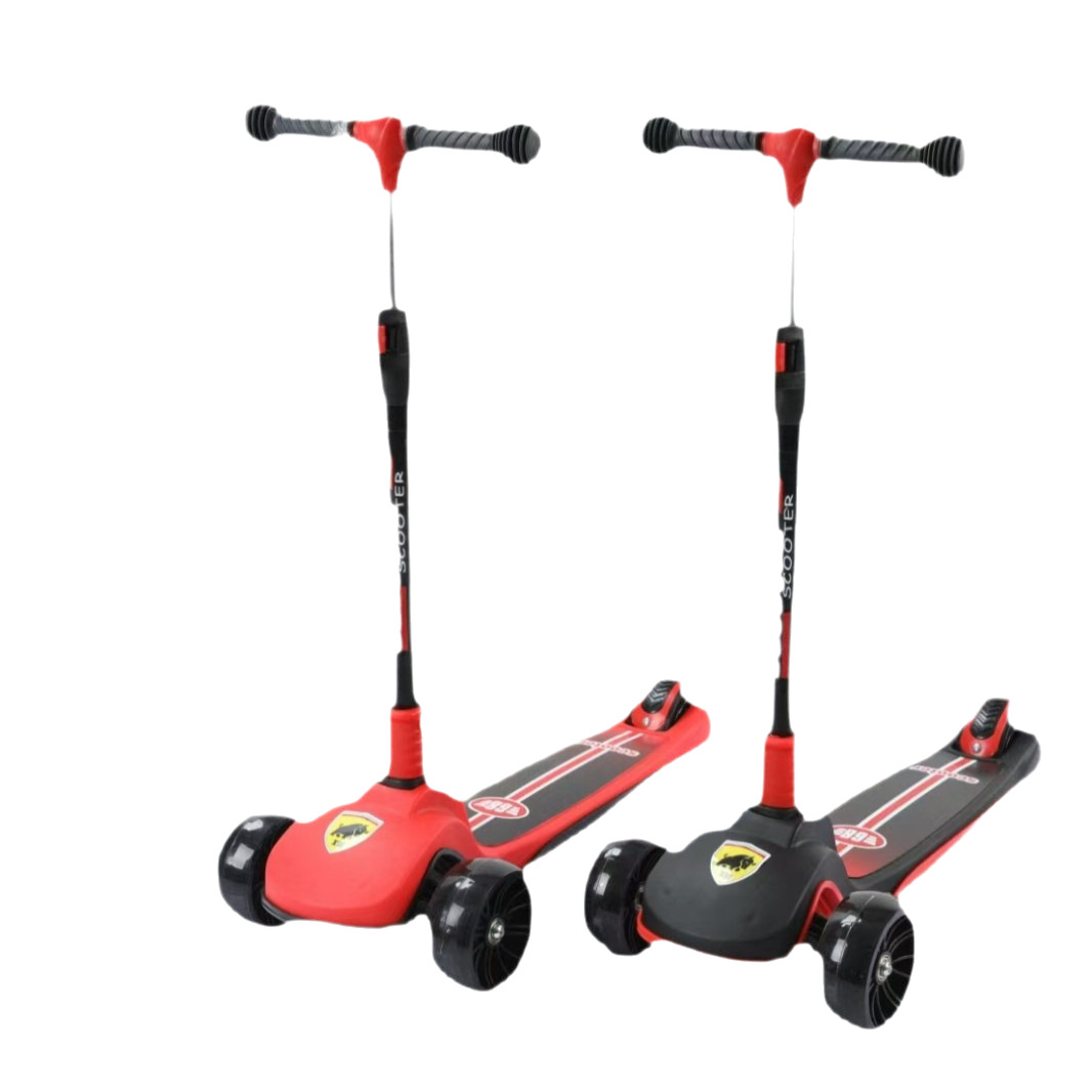 Scooter para niños 3 - 6 - 8 - 12 años de edad, niños de mediana edad, niños pueden montarse en scooter deslizante plegable 3 - en - 1