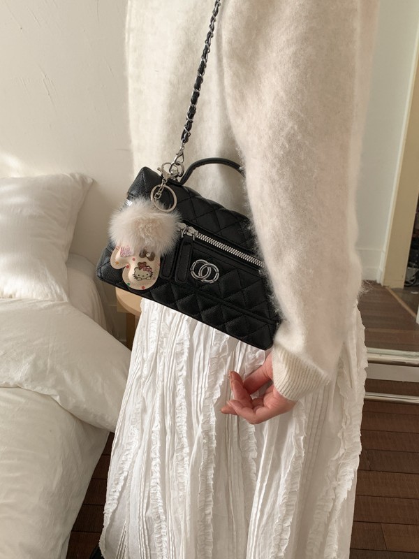 Bolso de mano de alta sensación 2026 nuevo bolso de cadena pequeña bolso cuadrado pequeño bolso de moda pequeña caja de viento de fragancia