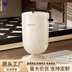 摇盖客厅垃圾桶卧室家用厨房厕所卫生间翻盖高颜值轻奢高级垃圾桶