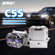 SANVI�����¿�C5S��ɫ78��6000K�帴��������3��LED˫��͸�����