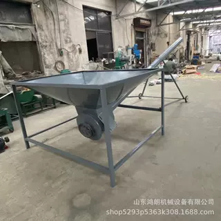 农用多规格垂直大料斗钢管提升机 玉米稻谷颗粒螺旋提升机