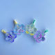 Children's toys children's blowing bubble cherry blossom bottle bubble water stall stall kindergarten push ring gift wholesale