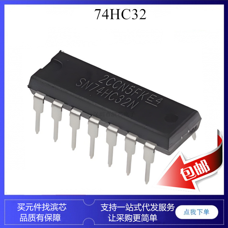 74Hc32D Sn74Hc32N 74Hc32 Sop14 Dip14 Logic Ic Chip Inverter