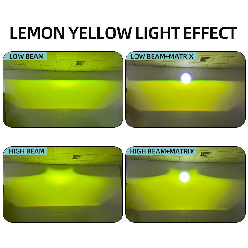 3.0 Inch automóvil doble LED directo doble luz lente de lámpara de niebla para soporte universal lente de niebla de perspectiva