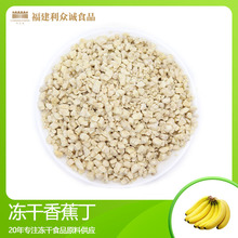 散装冻干香蕉丁 水果蔬菜干脱水散装休闲办公零食水果干厂家批发