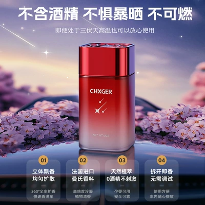 fragrance balm, high-end decoration, long-lasting: Car Perfume Aromatherapy