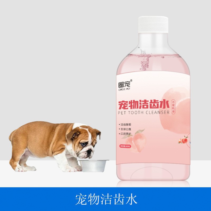 애완동물 구강청결제 - 복숭아맛